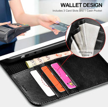 Load image into Gallery viewer, iPhone Leather Wallet Case | Stylish Durable Protection
